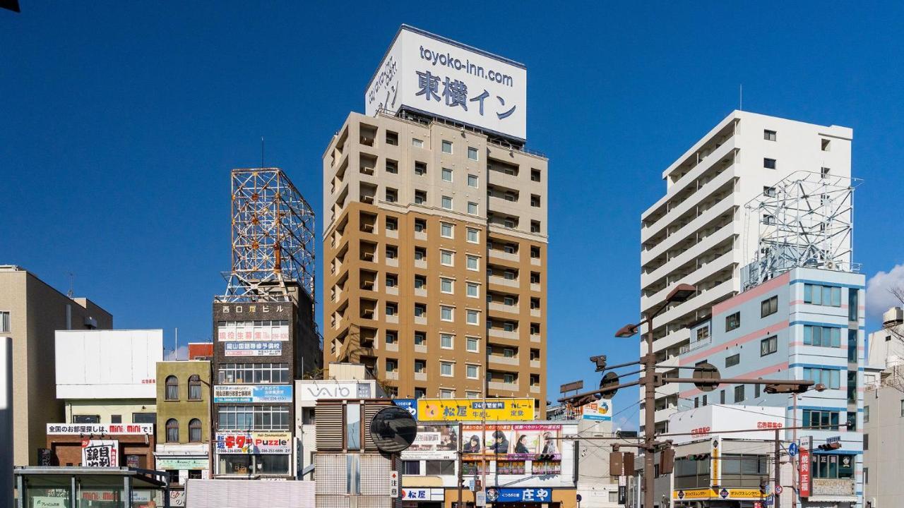 Toyoko Inn Okayama Eki Nishi Guchi Hiroba المظهر الخارجي الصورة